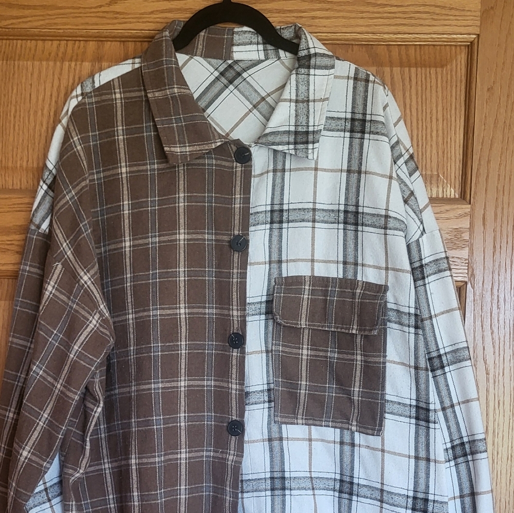 Plaid top women